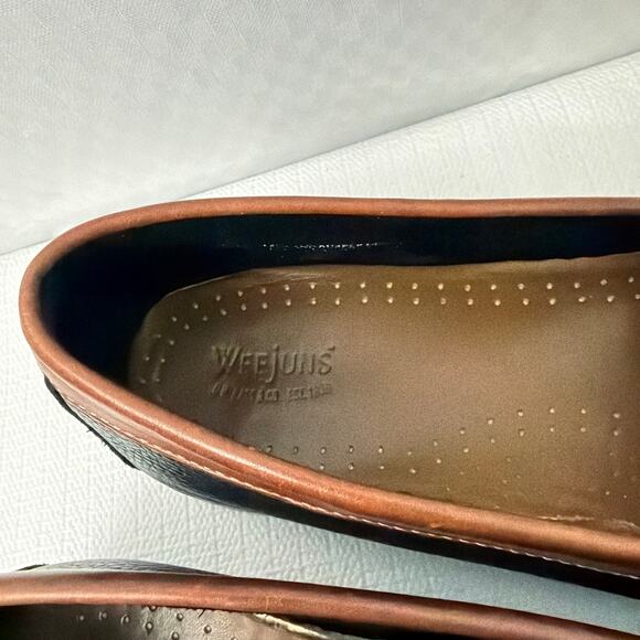GH Bass Weejuns Shoes Mens 12 M Brown Leather Kiltie Tassel Loafers Moccasin main image 4